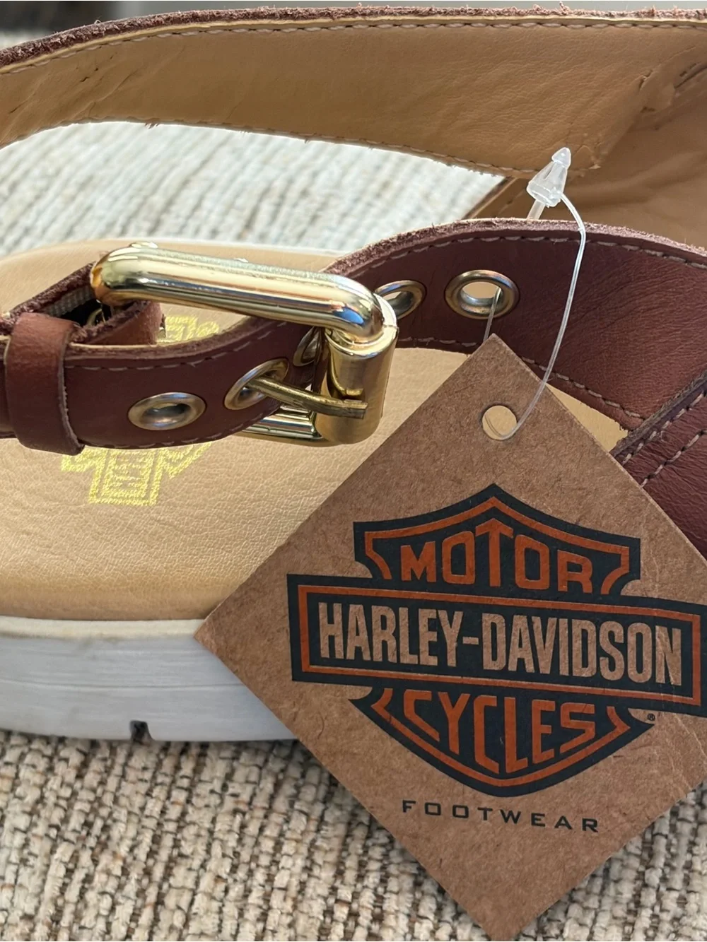 Harley-Davidson brown leather